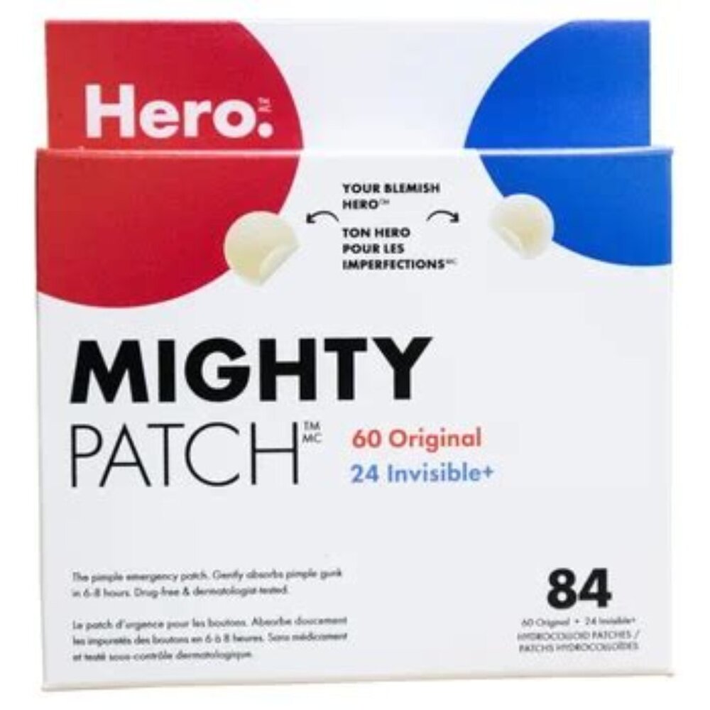 Hero Mighty Patch Original & Invisible+, 84-count Pack NEW sealed